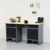 Arbejdsborde & Reoler*Værkstedsbord med skab/skuffer 160 x 60 x 85 cm