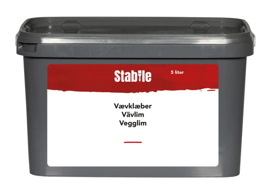 Stabile® Tapetklister & Klæbere*Vævklæber hvid 5 liter -