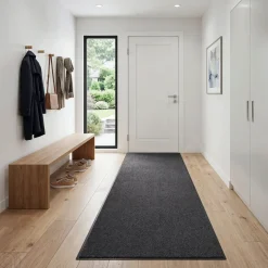 Dørmåtter*Wash&Clean smudsmåtte 90 x 250 cm Sort