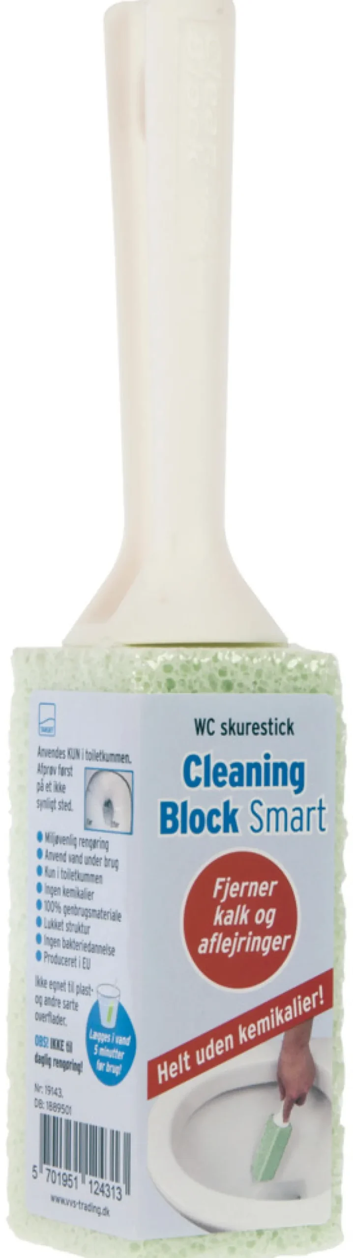 Rengøringsartikler*WC skurestick med håndtag
