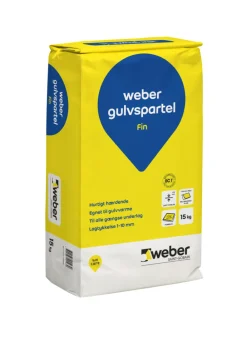 Weber Saint-Gobain Cement & Mørtel*Weber gulvspartel fin 15 kg