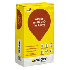 Weber Saint-Gobain Cement & Mørtel*Weber Multi 280 Farvet hæftemørtel 18 kg Lys havre
