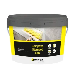 Weber Saint-Gobain Tag-, Mur- & Sokkelmaling*Weber stampet kalk - 10 kg Hvid