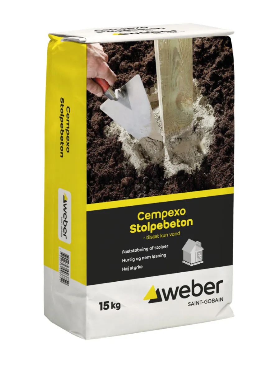 Weber Saint-Gobain Cement & Mørtel*Weber Stolpebeton 15 kg
