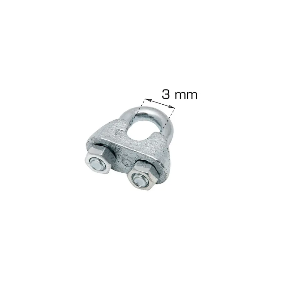 HOME it Kæder & Wirer*Wireklamme 3 mm 2 stk.