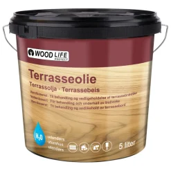 Woodlife Træolie*terrasseolie 5 liter Klar