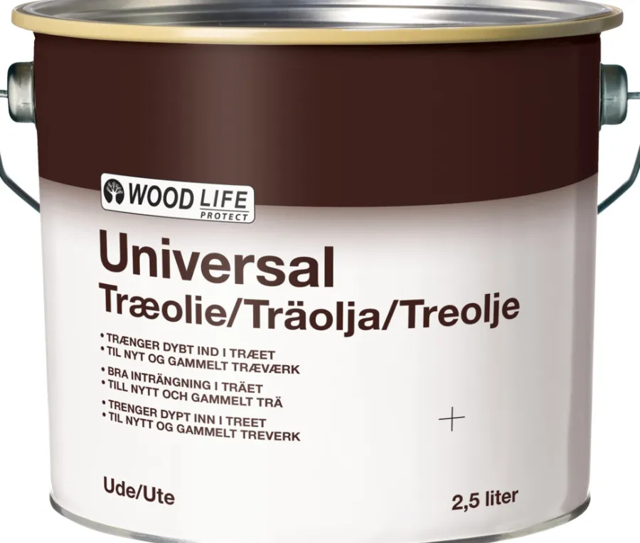 Woodlife Træolie*universal træolie 2,5 liter Klar