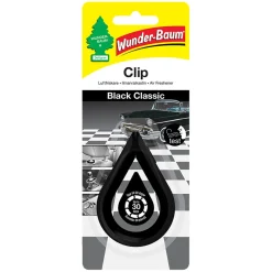 Wunder-Baum Biltilbehør*clip luftfrisker – Black Classic